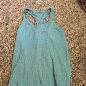 Lululemon Athletica Aqua Racerback Tank Top